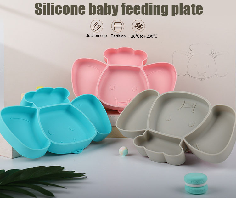 baby silicone plate